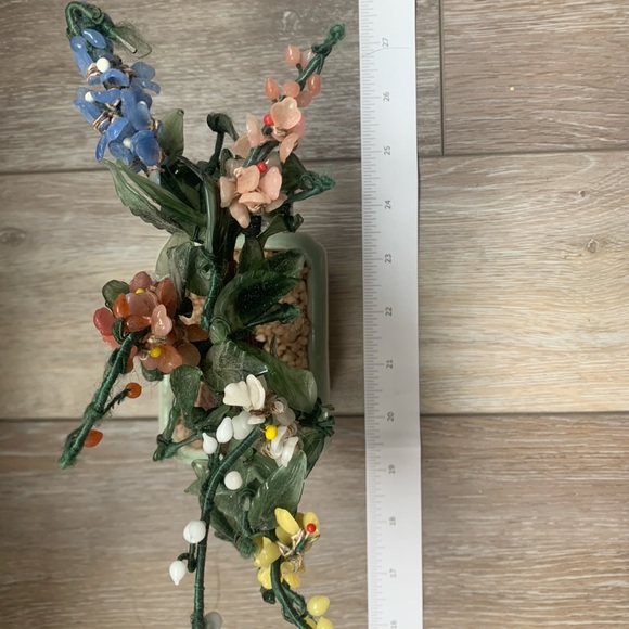 Elegant Pink Flower Bonsai Tree Home Accent - Picture 8 of 12